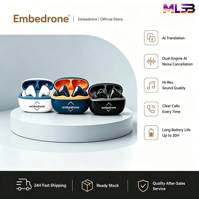 A10-Pro ワイヤレスイヤホン 300mAh A10 PRO Wireless Earbuds Bluetooth Headphones with LED Display