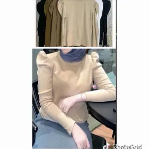 JIZEE-ATASAN WANITA -MANSET PUFFY JIZEE WINAR  Kaos Cewek Polos Baju inner  Nyamannn