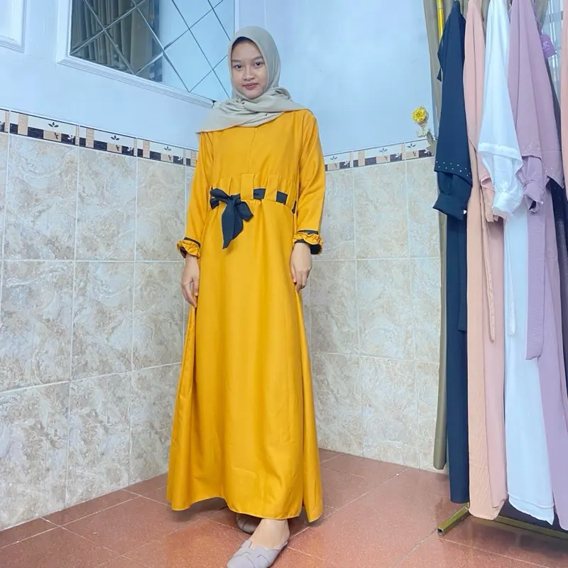 Gamis Wanita Random Live Bahan Adem Nyaman 1