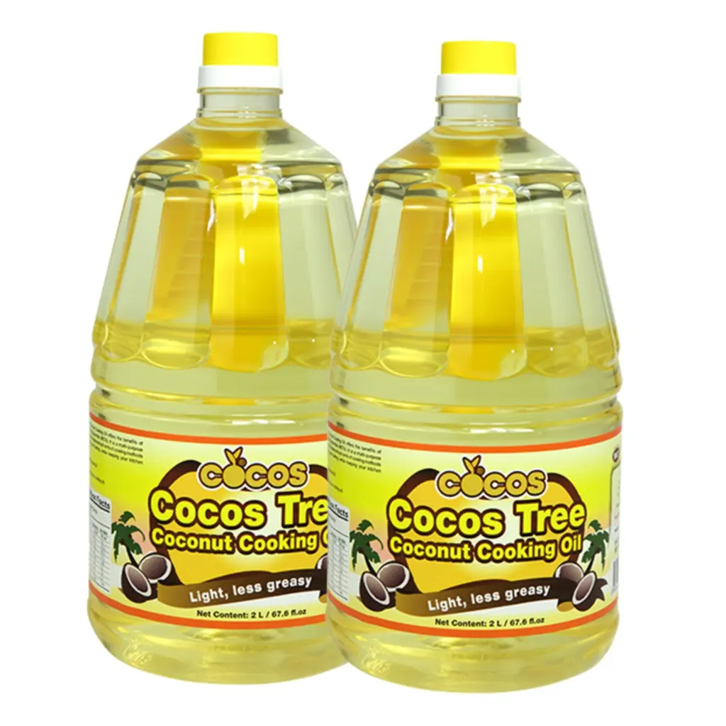 COCOS Tree  Coconut Cooking Oil 2 bottles x 2kg