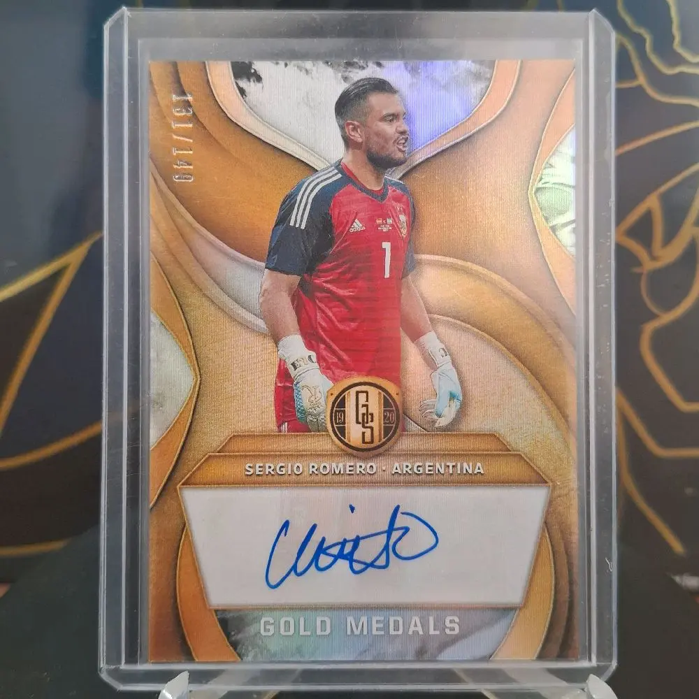 Sergio Romero Auto 131/149 - Panini Gold Standard 2019-20 Gold Medals