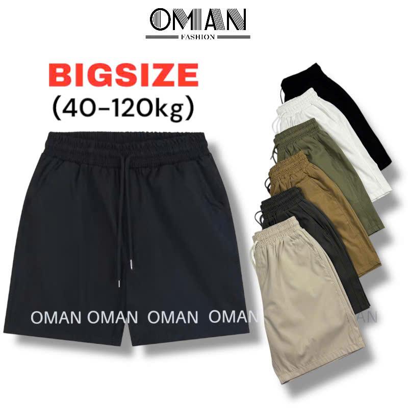 [BIGSIZE 40-120kg] Quần short đùi kaki OMAN mỏng mát form chuẩn dáng trên gối Menswear