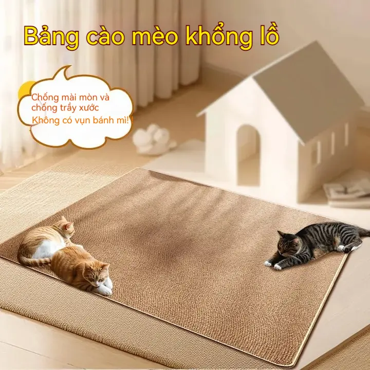 Thảm Lót Cho Mèo, Làm Bằng Sisal, Bảng Cào Móng Cho Mèo, Chống Mài Mòn, Không Chà Xát, Thích Hợp Cho Mèo, Thảm Ngủ Cho Mèo, Thảm Trải Sàn, Bảo Vệ Ghế Sofa, Thích Hợp Cho Đồ Dùng Thú Cưng Sử Dụng Trong Nhà Và Hàng Ngày