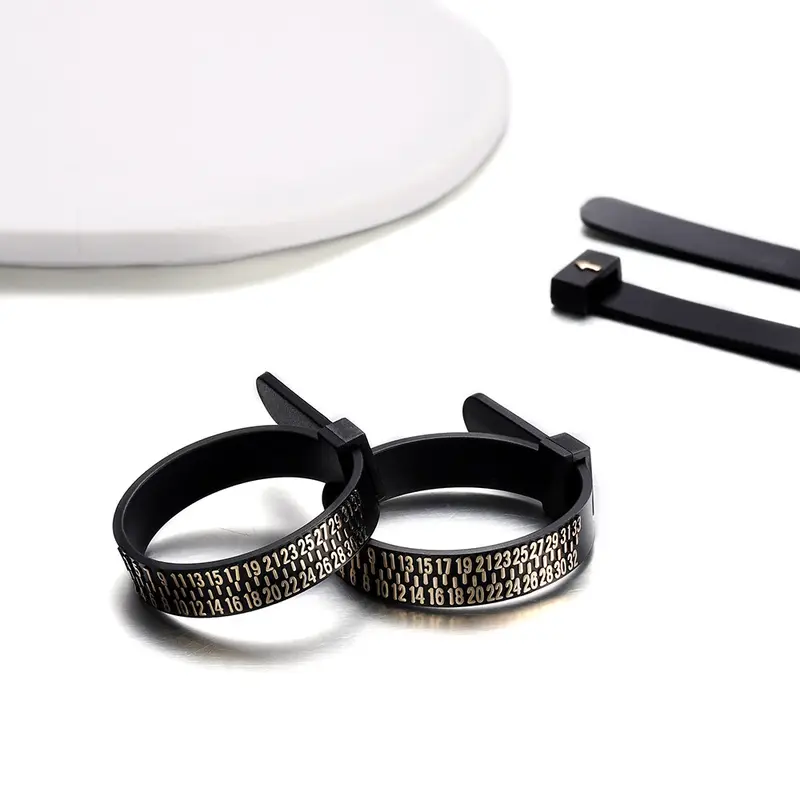 Thước Đo Nhẫn Sizer Chính Thức Của Anh / Mỹ, Thước Đo Ngón Tay Anh / Mỹ, Kích Thước A-Z Cho Nam Và Nữ, Dụng Cụ Phụ Kiện Làm Trang Sức 2