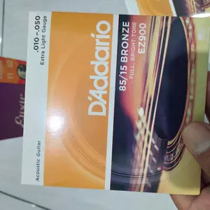 1 SET SENAR GITAR DADDARIO EZ900 010 AKUSTIK /  EZ 900 / DADARIO / D'ADDARIO / ACCOUSTIC / GUITAR / STRING / SATU SET