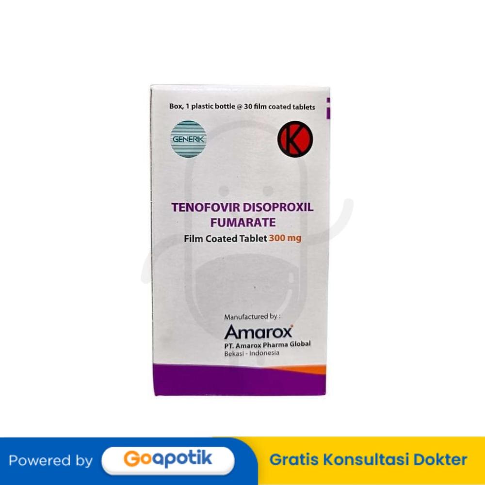 TENOFOVIR DISOPROXIL FUMARATE AMAROX 300 MG BOTOL 30 TABLET