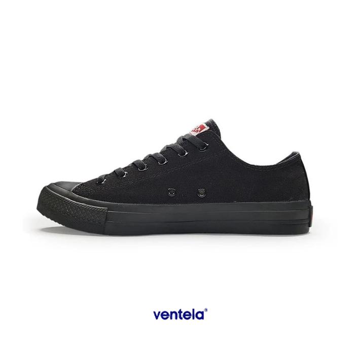 Gambar Sepatu Ventela Ethnic Low All Black - Sepatu Ventela Kasual Pria Wanita BINB Original 100% dari Sepatu Lokal .Ofc Kab. Sleman Tokopedia