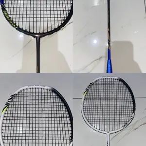 Raket Badminton Grade Ori Murah Berkualitas Tinggi dengan Tarikan Maksimal 30 lbs & Bahan Full Carbon RS Micro