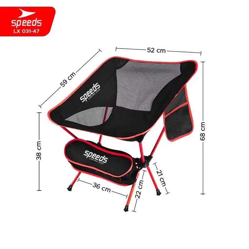 ( Makassar)kursi lipat portabel outdoor Camping Kursi Portable speeds dan trailtop 7