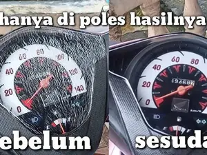 Penghilang Retak Speedometer Motor Mobil 100ml| Pembersih Mika Speedometer Jernih Seperti Baru