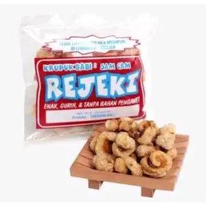 Krupuk Samcan / Kulit Babi REJEKI Oleh oleh Khas Bali 70gr