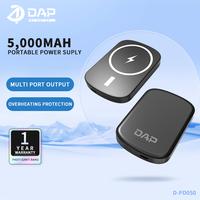 Gambar DAP Powerbank  5000mAh PD 22.5 W Magnetic Wireless Charging -  D-PD050 Garansi Resmi 1 Tahun Black White - Powebank fast charging - Black dari DAP Indonesia Official Store Kota Administrasi Jakarta Utara 1 Tokopedia