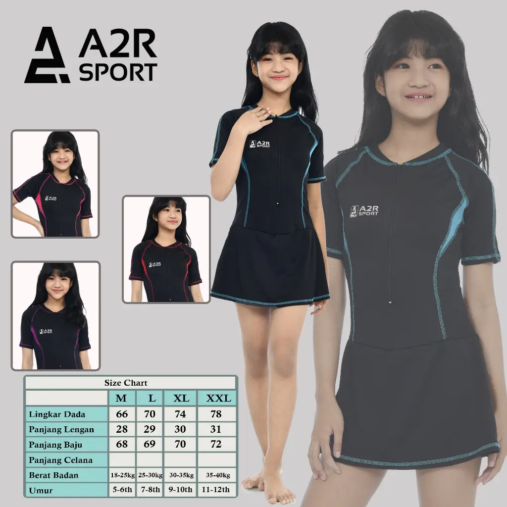 Baju renang anak sd . Diving Rok SD Baju renang anak perempuan