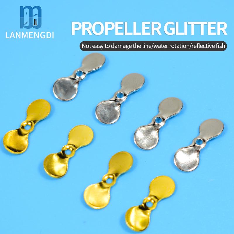 [LANMENGDI] Lure Fake Bait Does Not Hurt Lines Sunflower Sequins Rotating Micro Objects White Strips Horse Mouth Slow Sinking Thrower Bulk Accessories Set 0