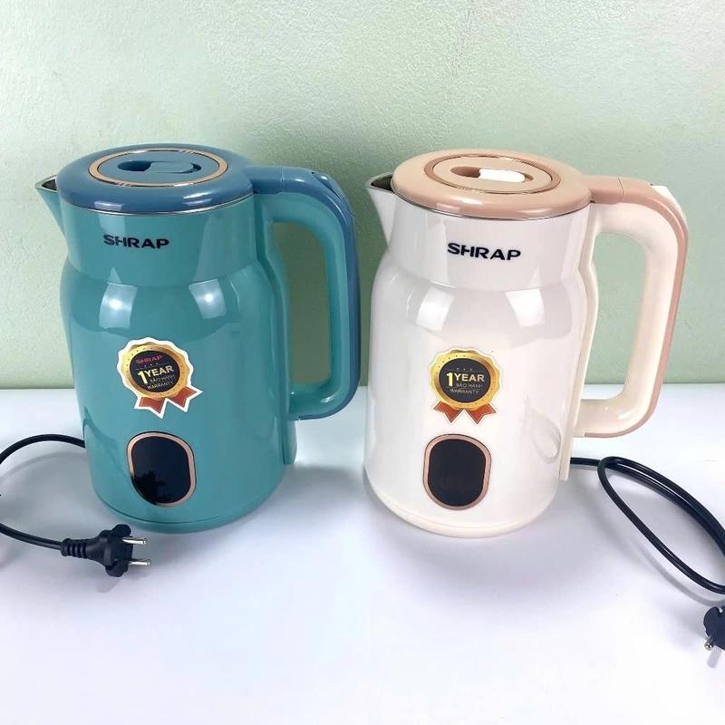 Ấm siêu tốc Sharp Dung tích 3L Công suất 1500w Đun Sôi tự ngắt An toàn và Tiết kiệm
