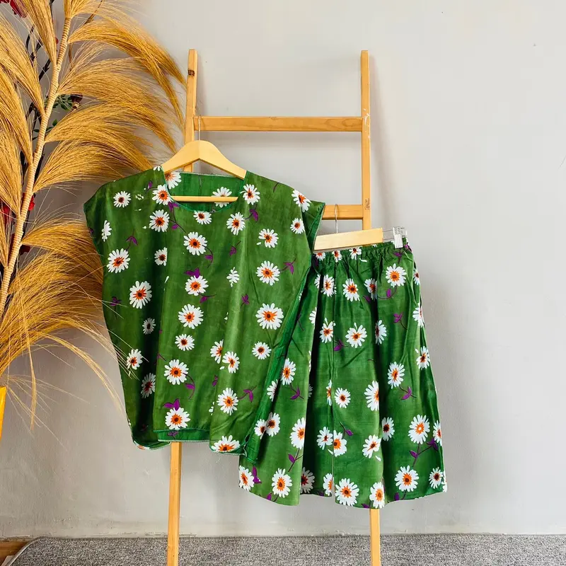 BANTING HARGA 100K GET 5 BABYDOL PENDEK KRILL RAYON ADEM Piyama Wanita Setelan Baju Tidur Motif 3