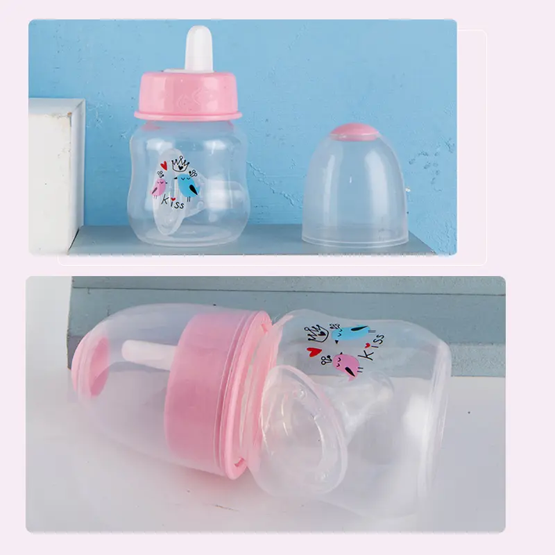 60ml Botol Bayi pp Botol Susu Bayi Food Grade Tahan Panas  Accessories Bebas BPA Kapasitas Kecil  Cangkir Minum Cocok Untuk Bayi Usia 0-3 Bulan XK-60 Bottle 6