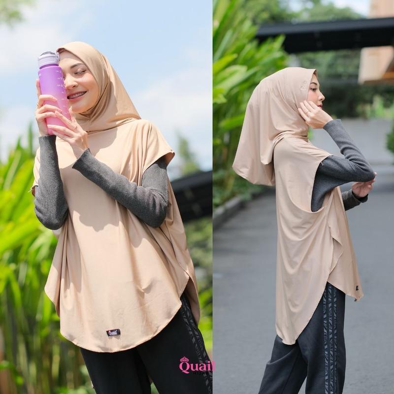 Anasya sport hijab jersey premium by quail hijab Sporty Syari Instan 4