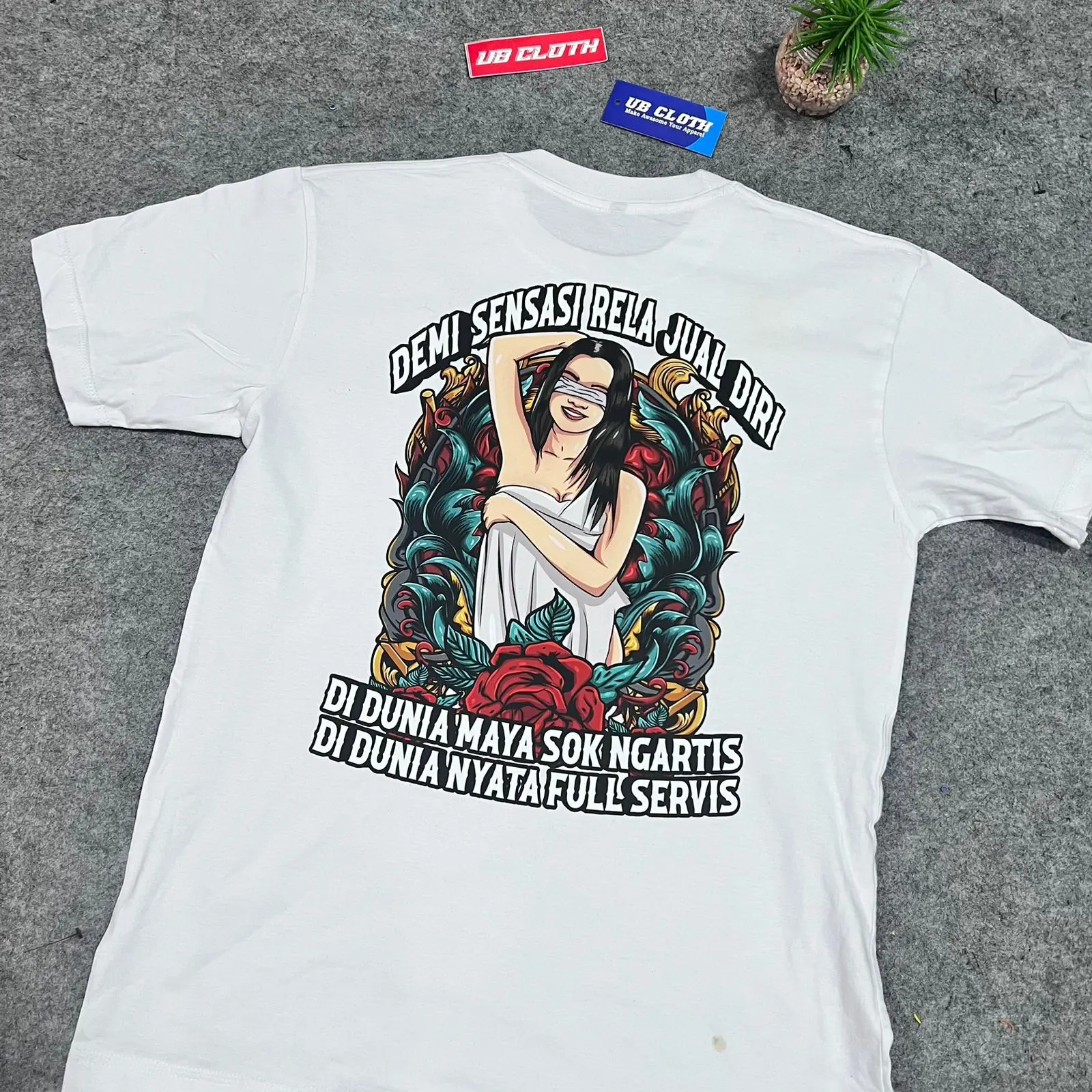 Kaos Demi Sensasi Di Dunia Maya Sok Ngartis Cotton Combed 24s