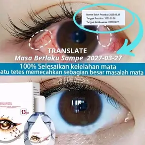Promo Tetes Mata Katarak Mata Merah Mata Gatal Glukoma Mata Buram Berlemak Kotor Mata Bintik Perawatan Kesehatan Mata 13ml Varian Putih Eye