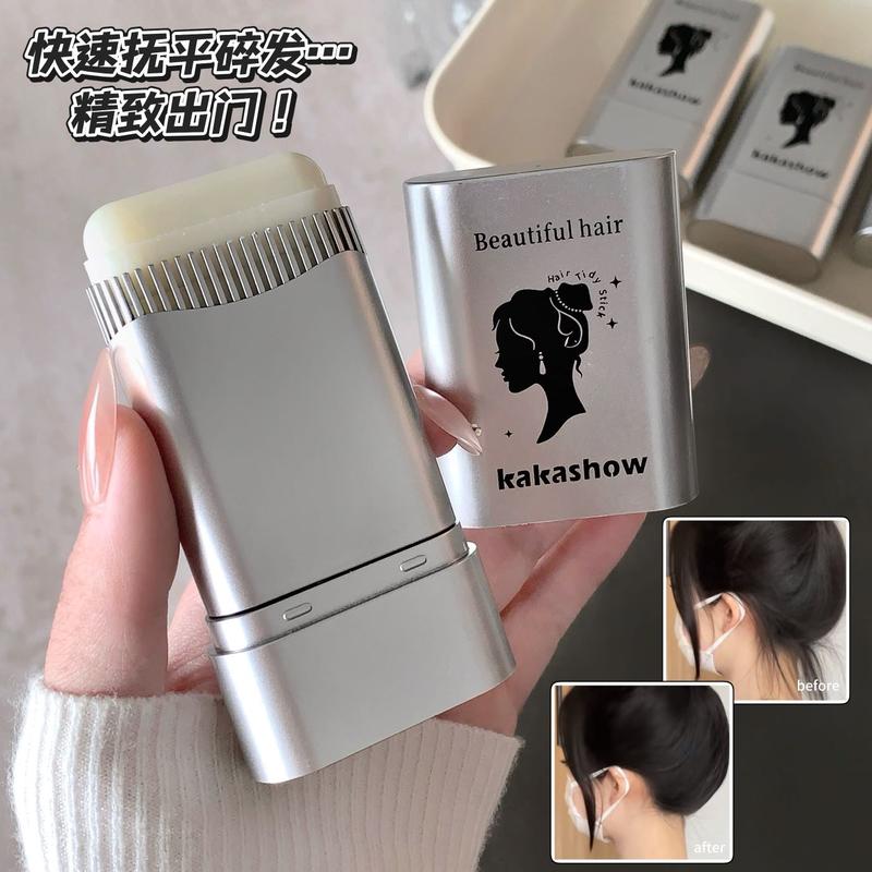 Kakashow sáp/pomade tạo kiểu tóc, kiểm soát tóc rối, cố định và tăng độ phồng, gel dưỡng dầu bền lâu, không cần dụng cụ dạng thỏi, kem chăm sóc tóc