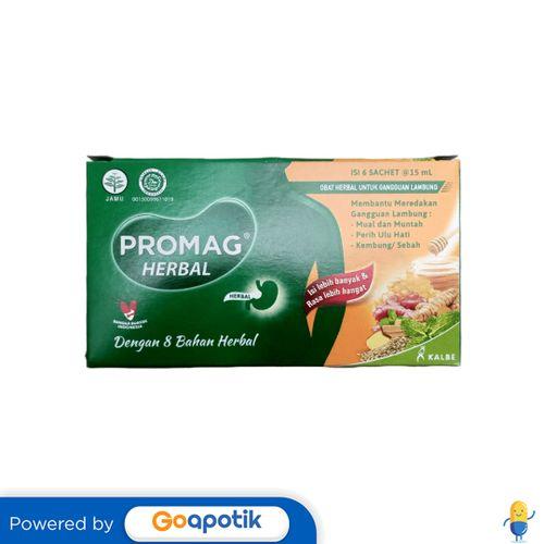 Gambar PROMAG HERBAL 15 ML BOX 6 SACHET dari Apotek Zada Farma by GoApotik Kota Bandung Tokopedia