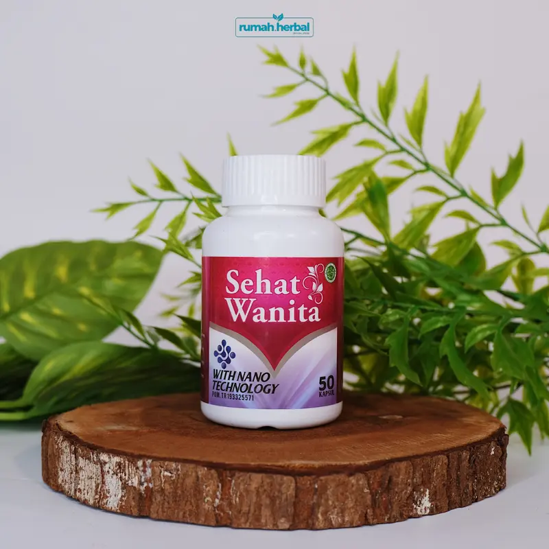 SEHAT WANITA Kapsul - Herbal Kesehatan Wanita isi 50 Kapsul dan 100 Kapsul Membantu memelihara kesehatan kewanitaan - Terdaftar BPOM Halal MUI 3