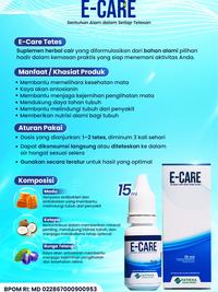 Gambar Tetes Mata Herbal Asli ECARE Merekakan Mata Merah, Iritasi, Minus Plus, Silinder, Katarak 15ml BPOM dari tau herbal_NEW Kab. Kediri 4 Tokopedia