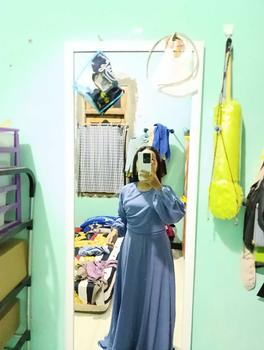 Product Review of QOME - DRESS BAHAN CERUTI / DRESS NAOMI / DRESS KONDANGAN /DRESS PESTA / DRESS FORMAL Mewah from A**😈 0