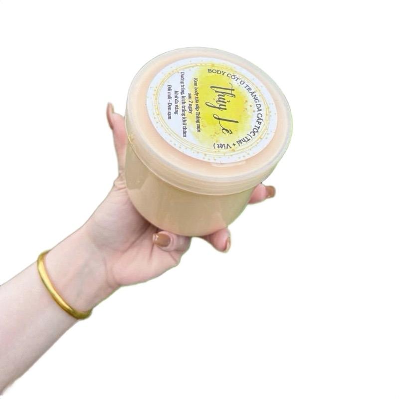 Kem body TUA XỐP X3 u mạnh 500gr hỗ trợ nền da ngăm đen-thâm sạm - lờn kem -làm sáng da duÕng trắng