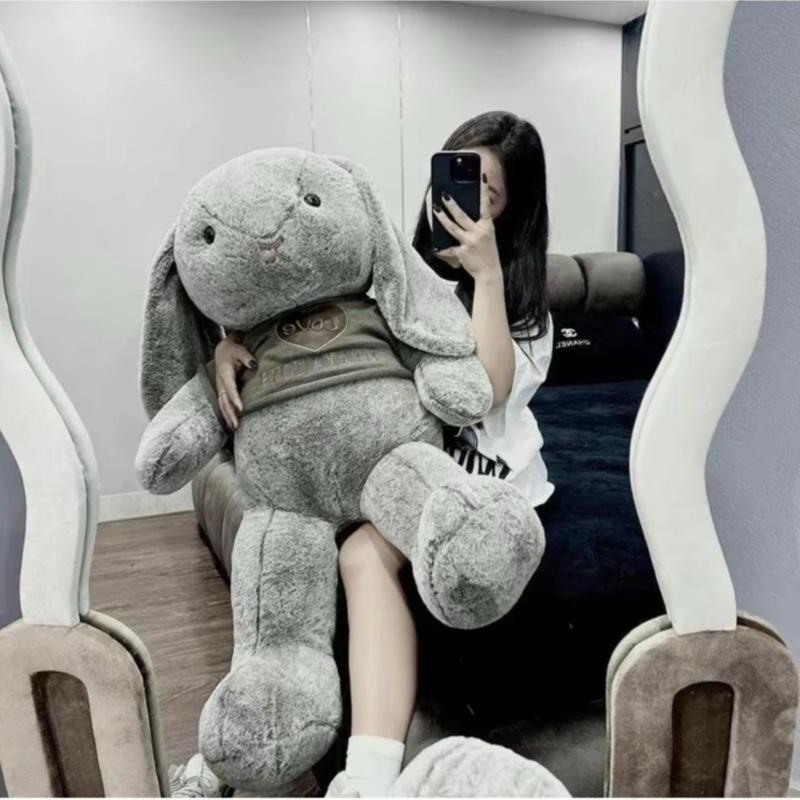 Gấu bông thỏ Bunny tài dài 80cm và 1m1 lông tuyết mềm mượt