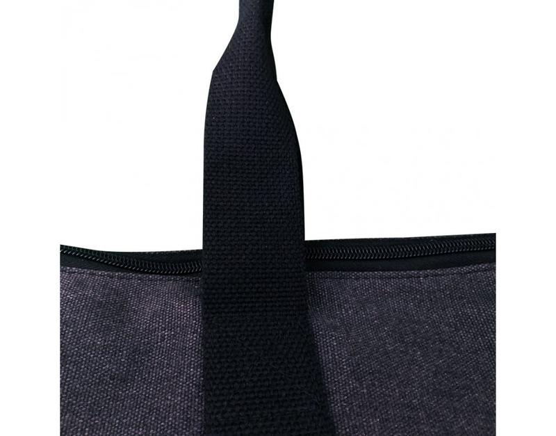 Snow Canvas Tote Bag with Zipper Locking 3
