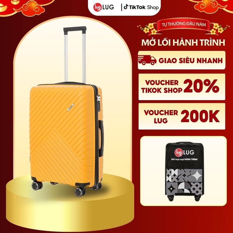 RẺ HẾT HỒN Vali Kéo Du Lịch MP807 Size 24 Thương Hiệu Holdall Nhựa PP Chống Bể Vỡ Khóa Số Âm Thông Minh - LUG