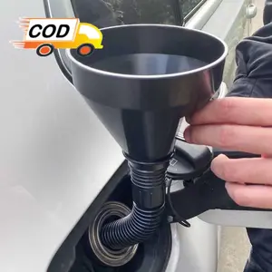 Corong Minyak Bensin Air Oli Saringan Multifungsi dengan Filter Lebar Besar Leher Panjang Fleksibel Stabil Berkualitas