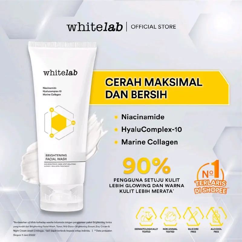 Paket Skincare Whitelab Brightening 01| Free SheetMask 1