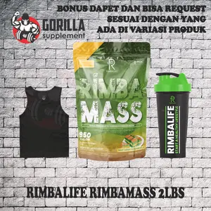 Rimbalife Rimba mass 2lbs 900 Gram Susu Suplemen Fitness