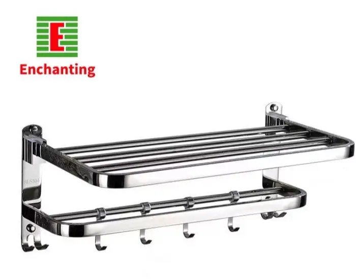 Enchanting Rak Tempat Handuk Stainless Steel 304 Minimalis Elegan Anti Karat BT005 3