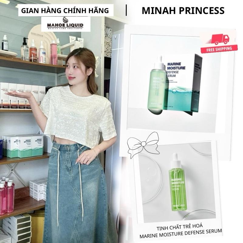 V06 MAHOE LIQUID Tinh chất tế bào gốc PDRN siêu trẻ hoá phục hồi căng bóng kháng viên làm dịu da MARINE MOISTURE DEFENSE SERUM 90ml