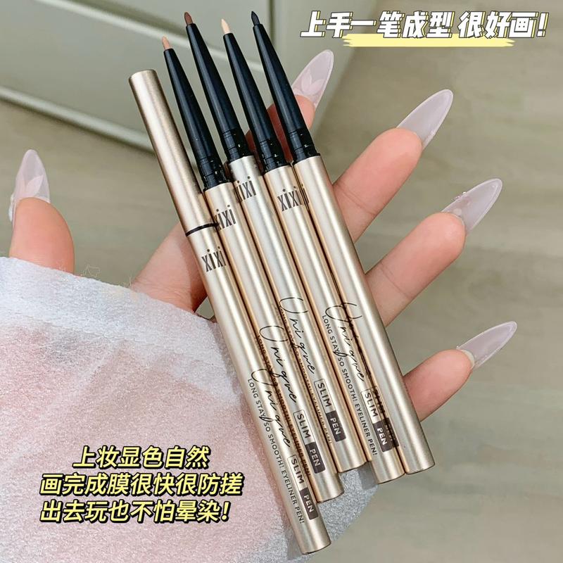 Bút Chì Kẻ Mắt Dạng Gel Mịn XIXI Lâu Trôi Không Thấm Nước Chống Nhòe Màu Đen Và Nâu Trang Điểm Mắt D673 Mỹ Phẩm Cosmetic Nữ Women Son