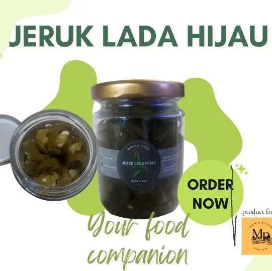 Homemade Jeruk Lada Hijau 220ml (Halal) Food Instant Spicy