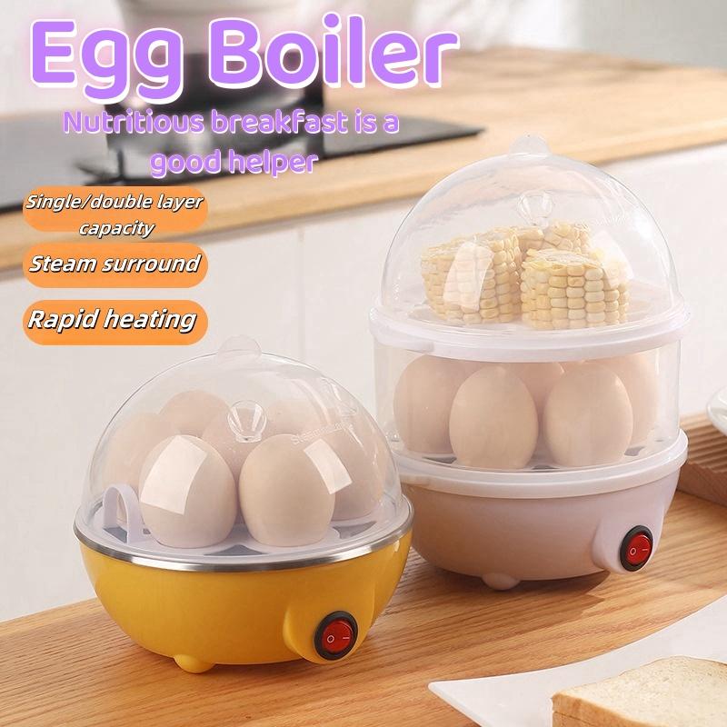 Máy làm bánh sáng, máy hấp trứng, đa chức năng, vật liệu thép không gỉ, chống khô và cháy, thiết bị nhà bếp, món quà Lý Tưởng cho người hâm mộ trứng Nồi Hấp 1