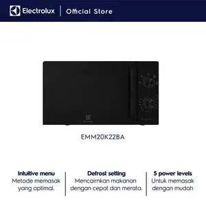 Electrolux Microwave solo 20L low watt EMM20K22BA / EMM 20K22BA / EMM 20K22 BA