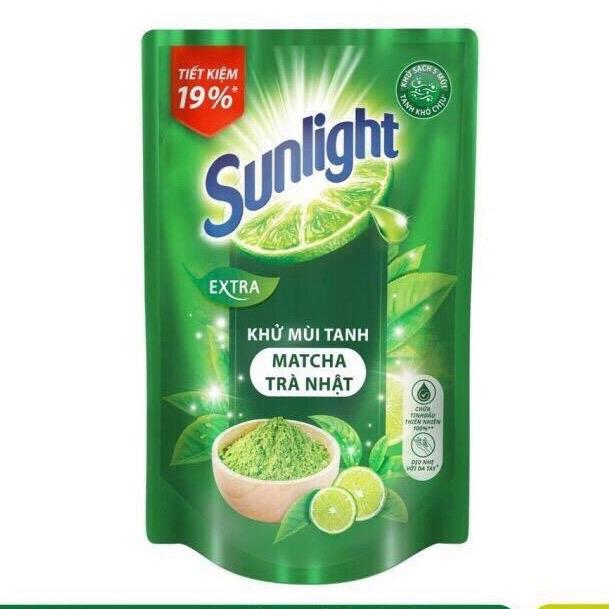  Nước Rửa Chén Bát Sunlight Thiên Nhiên Lô Hội | Trà Xanh | Gừng | Bồ Hòn | Chanh Vàng - Chai 750G 