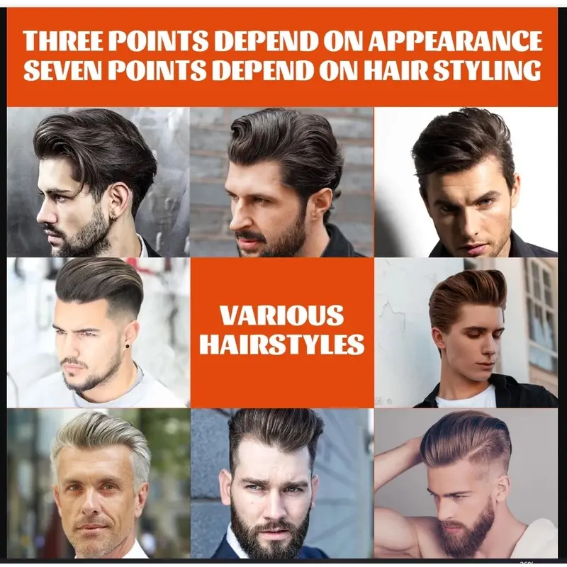 Hair Styling gel hair spray Gel Rambut Sisir minyak rambut pria 180ml Penata Tahan Lama Tidak Lengket Kering Berminyak Ketombe Perawatan Pomade Mousse volumizing  hair hair  wax 2
