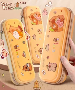 Kotak pensil tempat penyimpanan Pouch karakter motif anak perempuan & Laki-laki / Astronot / Kuromi / Unicorn / Sanrio bahan Premium Sekolah Pulpen Stationery tempat  pensil