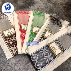 Surban Arafat SONGKET Surban Arafat Murah Halus dan Adem Surban Tenun Sorban Murah Elegan Pria Kain Syal