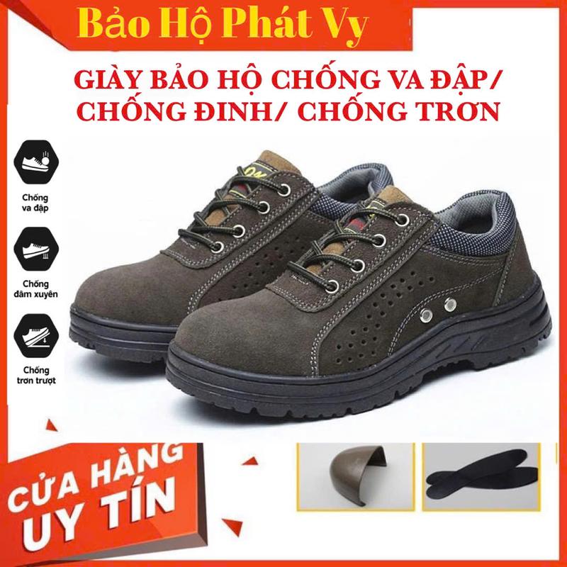 {TẶNG LÓT GIÀY} Giày Bảo Hộ Lao Động AOX Da Lộn Mũi Thép Đế Lót Thép Chống Đinh MS78-Siêu Bền Kiểu Dáng Thể Thao Mũi và Đế Lót Sắt Làm Việc An Toàn Giầy Bảo Hộ Giày Công Trình- Shoes giay bao giay bao