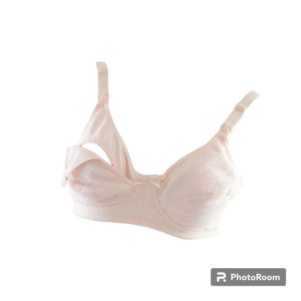 Bra Wanita  / Nursing Bra Menyusui Tanpa Kawat Tanpa Busa Bahan Katun Elastis / Beha Busui KOP NB714