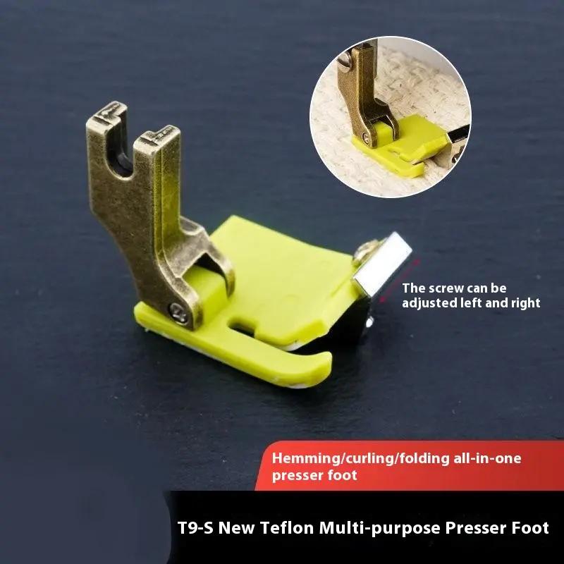 T9 Bằng Nhựa Có Thể Điều Chỉnh Đa Chức Năng Bàn Chân Presser Hemming Hướng Dẫn…