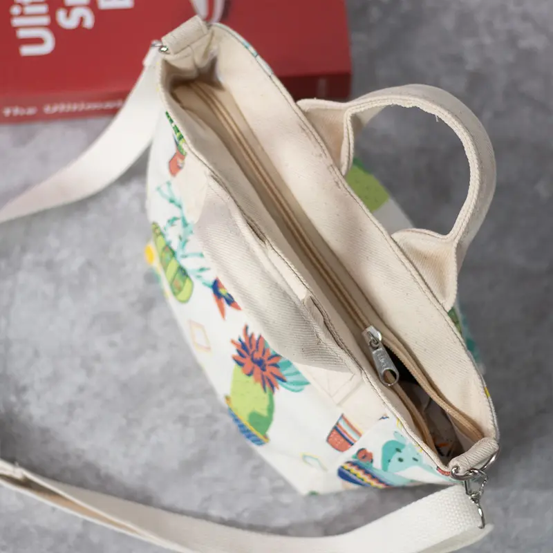 SPNB Slingbag Tas Selempang Mini Kanvas Selin FLR 6